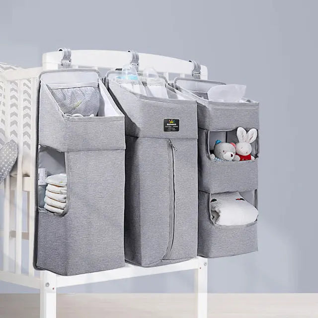 Baby Diaper Caddy with Dividers Maroon Chronos