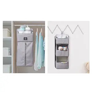 Baby Diaper Caddy with Dividers Maroon Chronos