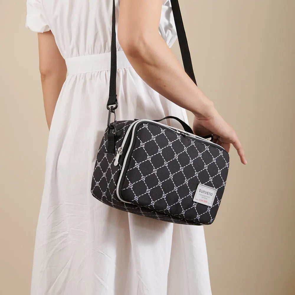 All in One  Diaper Bag with Changing Pad Maroon Chronos