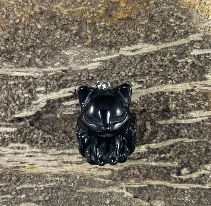 9 Tail Fox, Gemstone Pendants, 23x31mm (1pc) The Perfect Gem