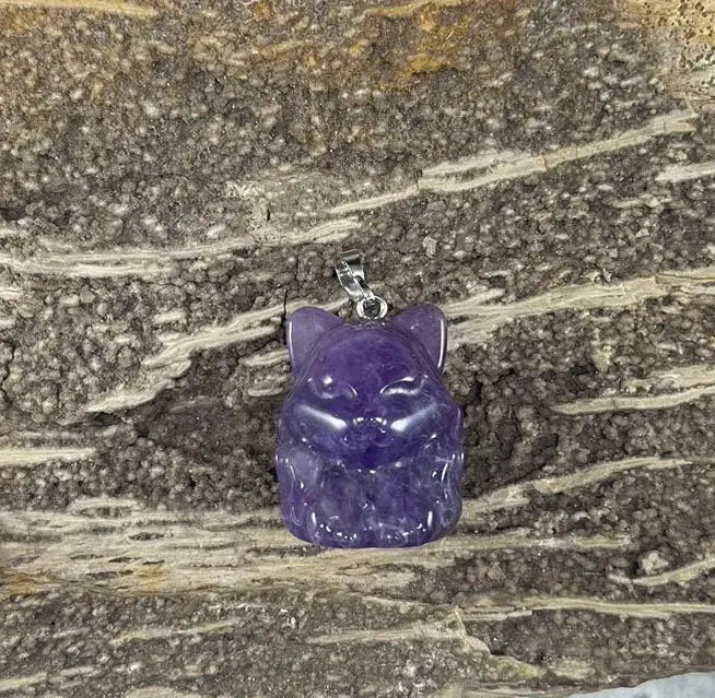 9 Tail Fox, Gemstone Pendants, 23x31mm (1pc) The Perfect Gem