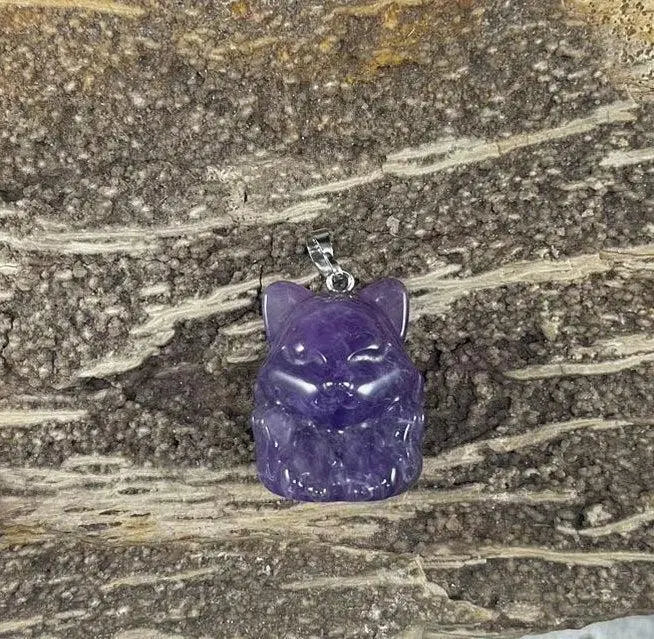 9 Tail Fox, Gemstone Pendants, 23x31mm (1pc) The Perfect Gem