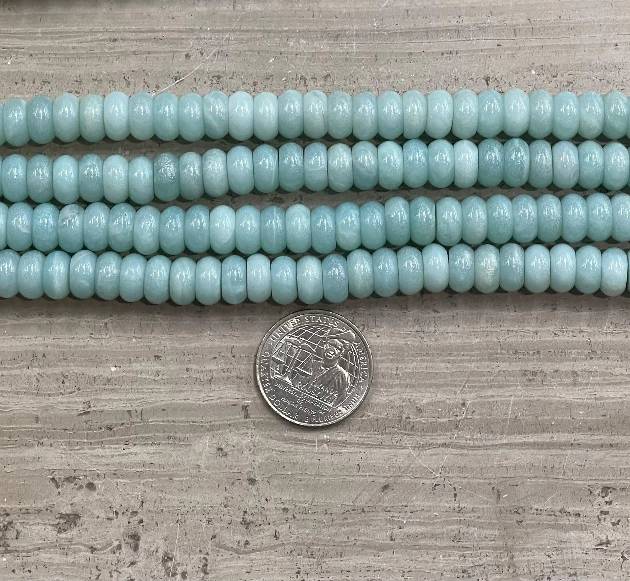 Amazonite Rondelle A Grade 10mm The Perfect Gem