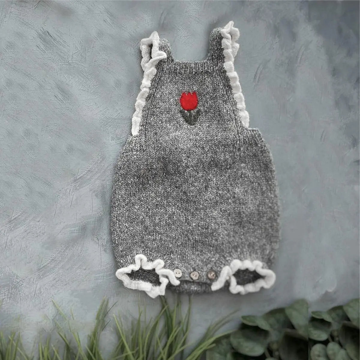 Autumn and Spring Arrival Baby Girls Knitted Sleeveless Flowers Pattern Bodysuit - Little & Loved Co Autumn and Spring Arrival Baby Girls Knitted Sleeveless Flowers Pattern Bodysuit Little & Loved Co